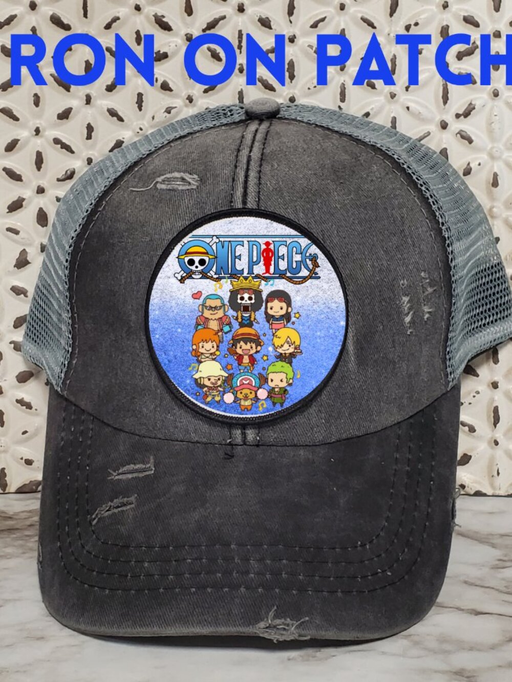 One Piece Iron On Patch